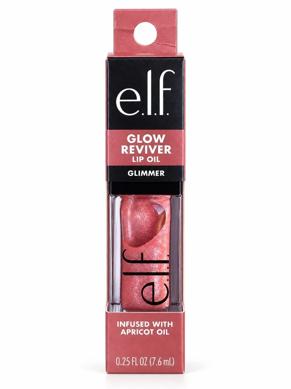 e.l.f. Cosmetics Glow Reviver Lip Oil Glimmer in Princess Cut 7.6ml BRAND NEW